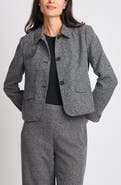 Halogen® Cropped Tailored Jacket