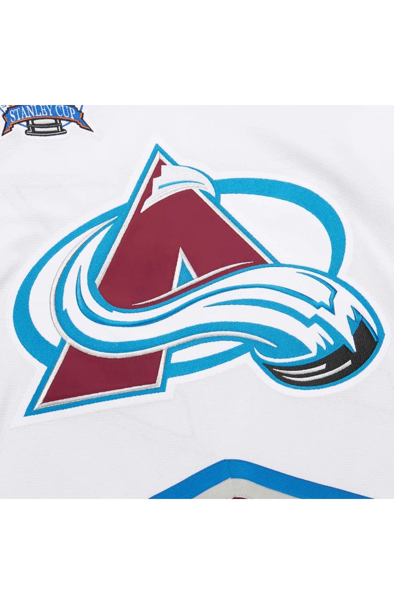 Mitchell & Ness Men's Patrick Roy White Colorado Avalanche 2000-01 Power Play Jersey, Alternate, color, White