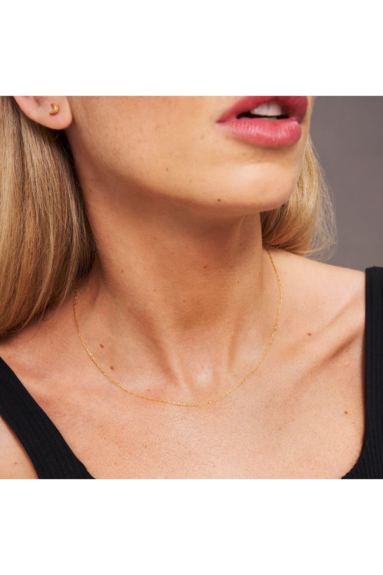 Cable Chain Necklace, Alternate, color, Gold