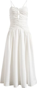 Nia Sawtelle Sleeveless Cotton Midi Dress