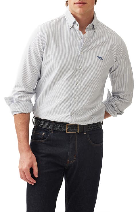 Oxford Lakeside Stripe Sports Fit Shirt