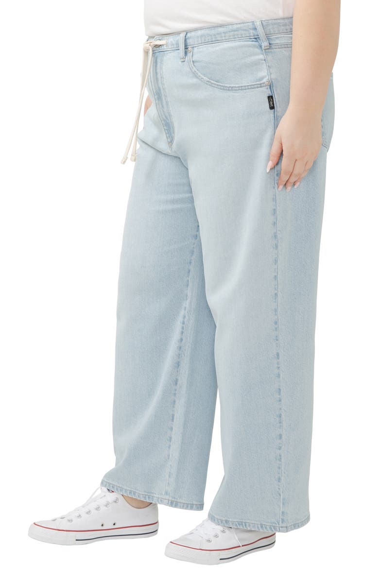 Silver Jeans Co. Be Easy Drawstring Jeans, Alternate, color, Indigo