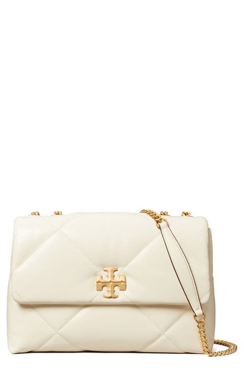 Kira Diamond Quilted Leather Convertible Shoulder Bag