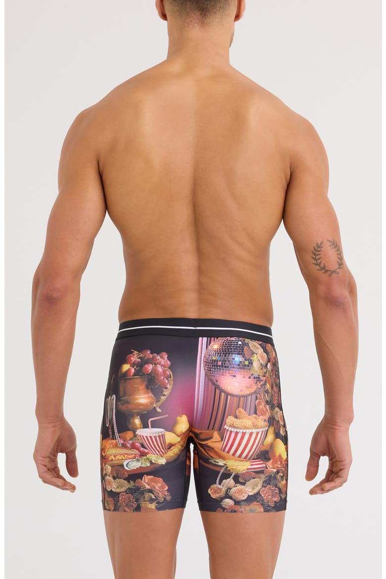 Volt Breathable Sim Fit Mesh Boxer Briefs, Alternate, color, DISCO FRIES- MAROON