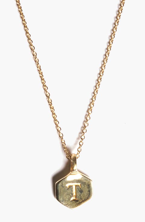 Monogram Charm Necklace