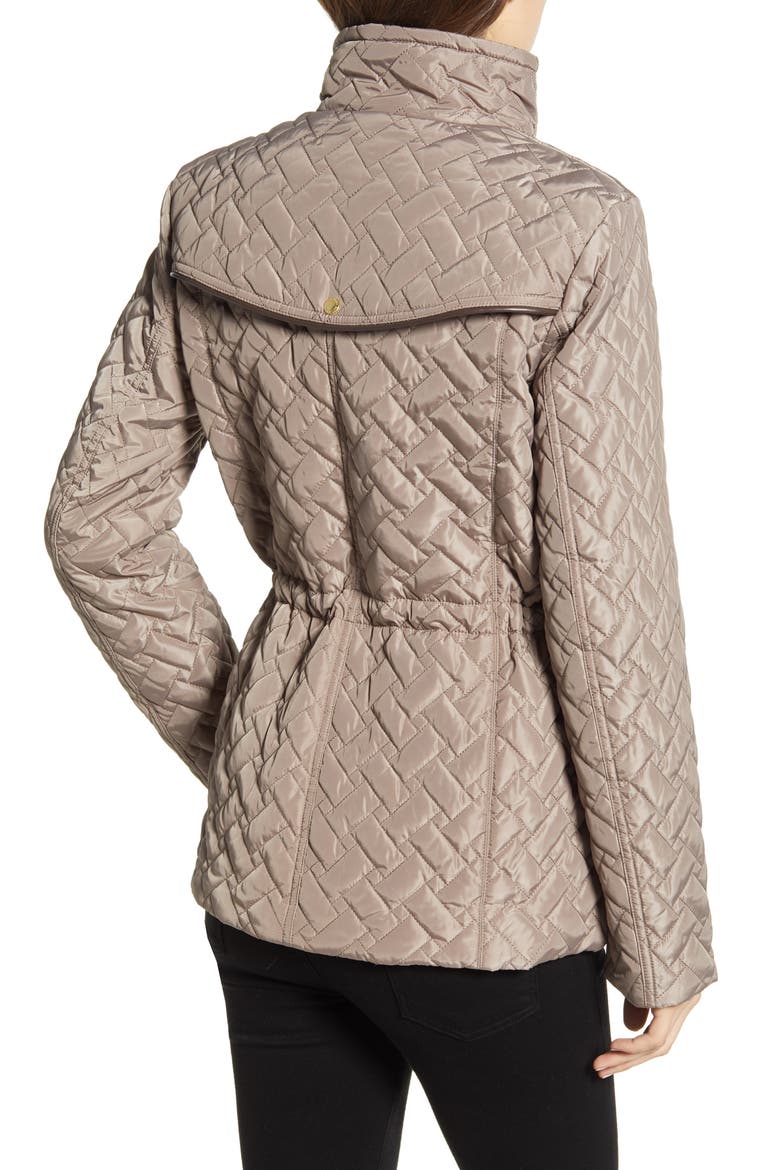 Quilted Jacket, Alternate, color, CASHEW