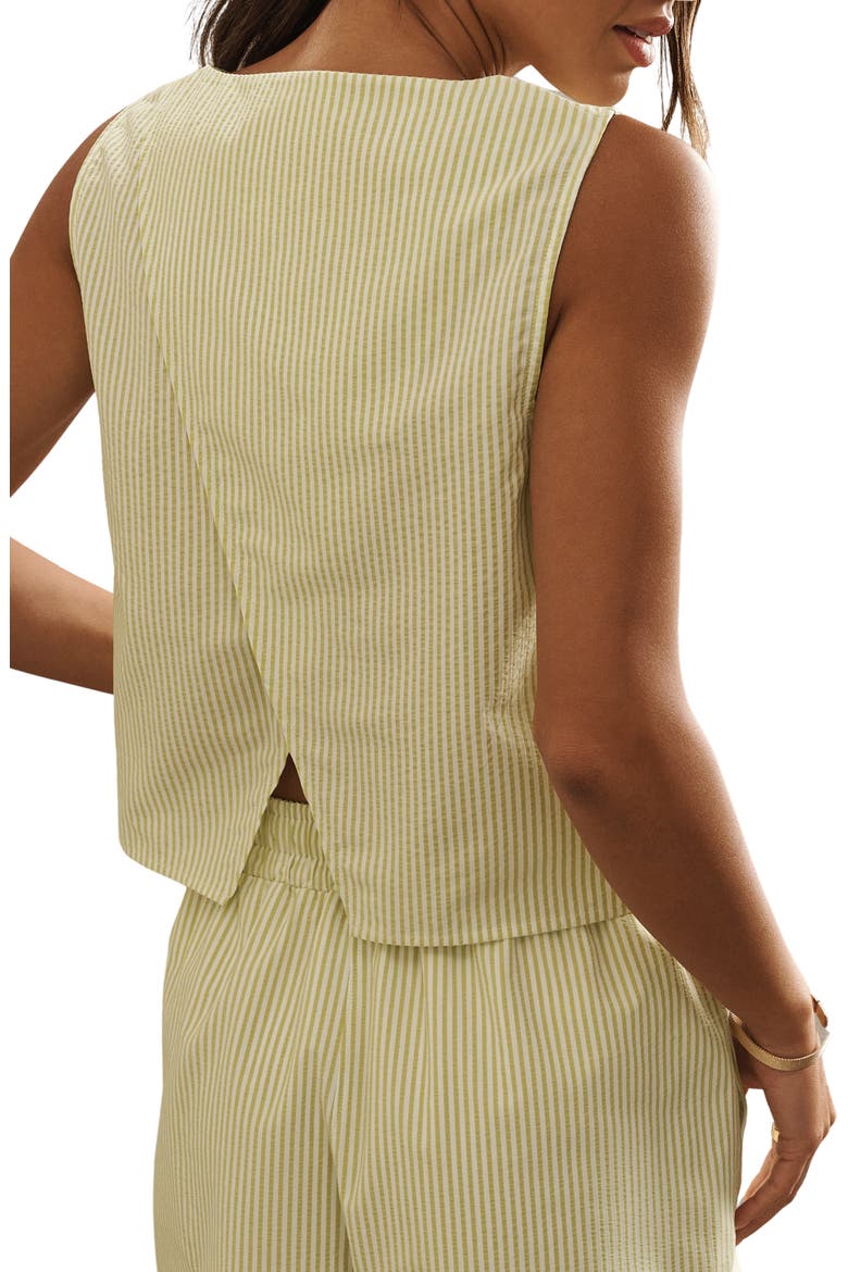 Saltair Boxy Tank, Alternate, color, CITRON STRIPE