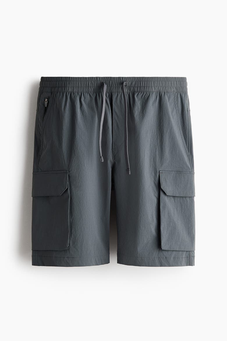 Regular Fit Cargo Shorts, Alternate, color, Dark gray