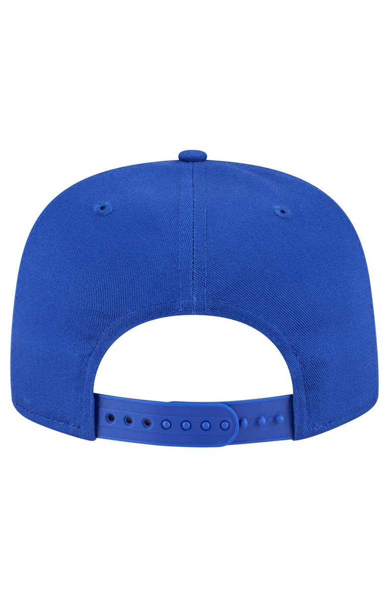 New Era Men's New Era Royal Philadelphia 76ers Team Text Golfer Snapback Hat, Alternate, color, Royal