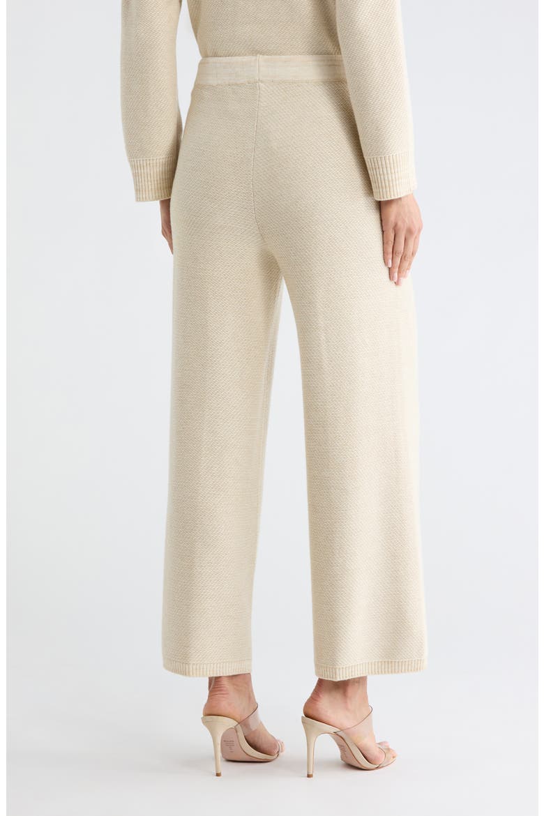 Freyja Loop Knit Drawstring Pants, Alternate, color, VINTAGE WHITE/ WARM SAND