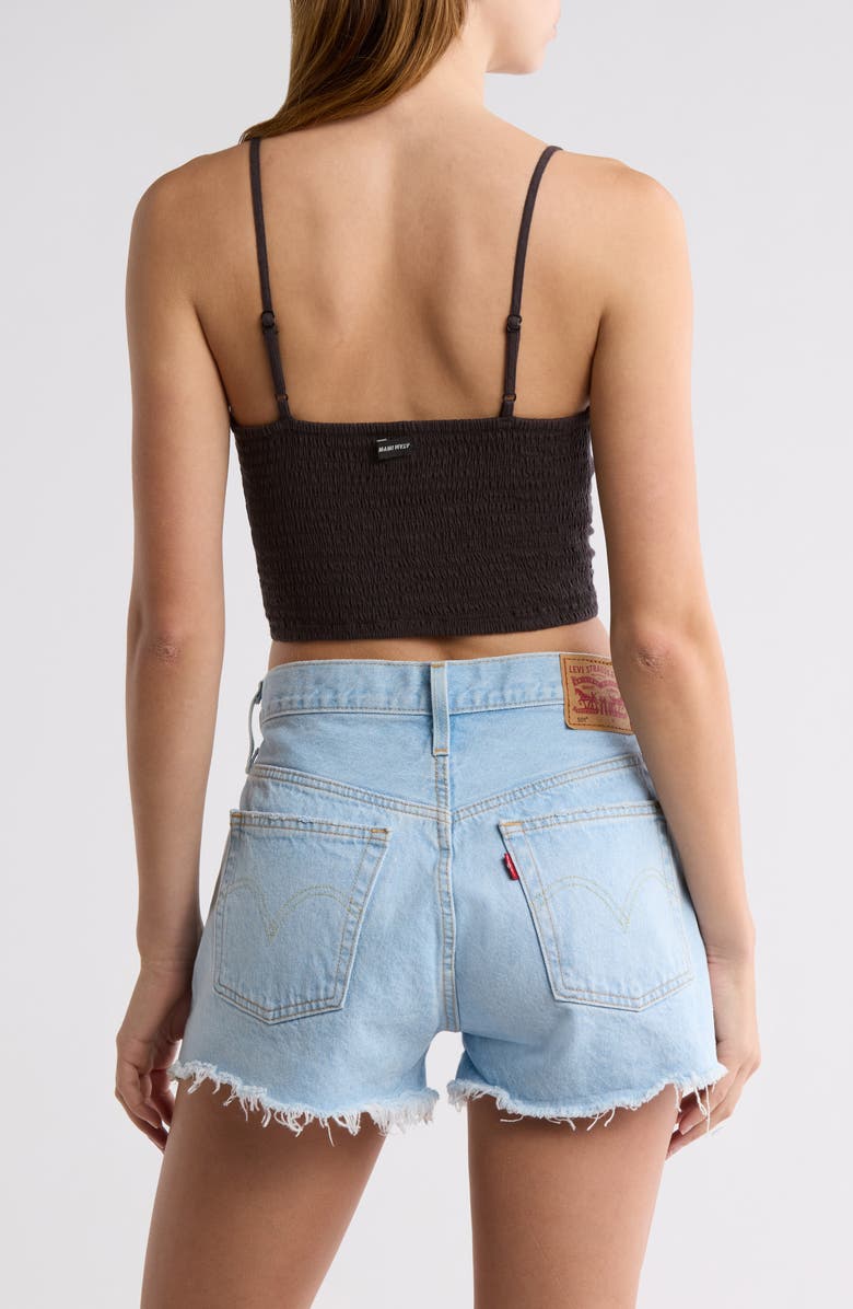 Billabong x Mami Wata So Adoable Cutout Camisole, Alternate, color, Off Black