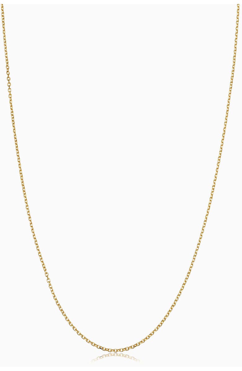 Oradina 14K Gold Catamaran Cable Chain, Main, color, Yellow Gold