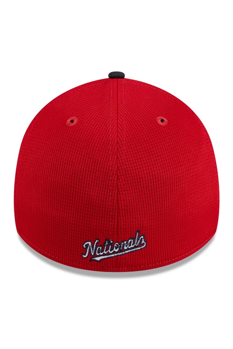 Men's New Era  Red Washington Nationals 2024 Batting Practice 39THIRTY Flex Hat, Alternate, color, Red