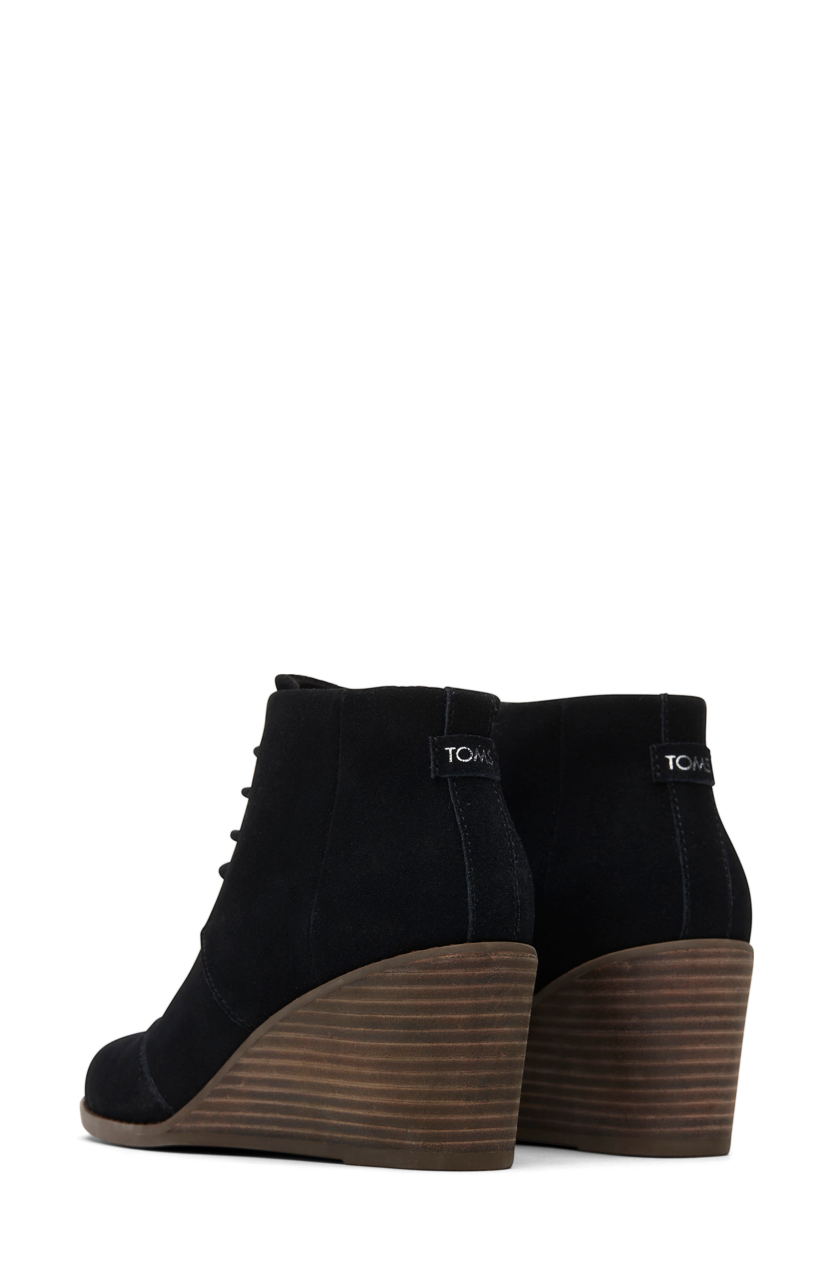 TOMS Wedge Bootie, Alternate, color, 