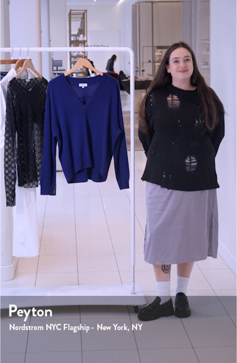 V-Neck Cashmere Sweater, sales video thumbnail