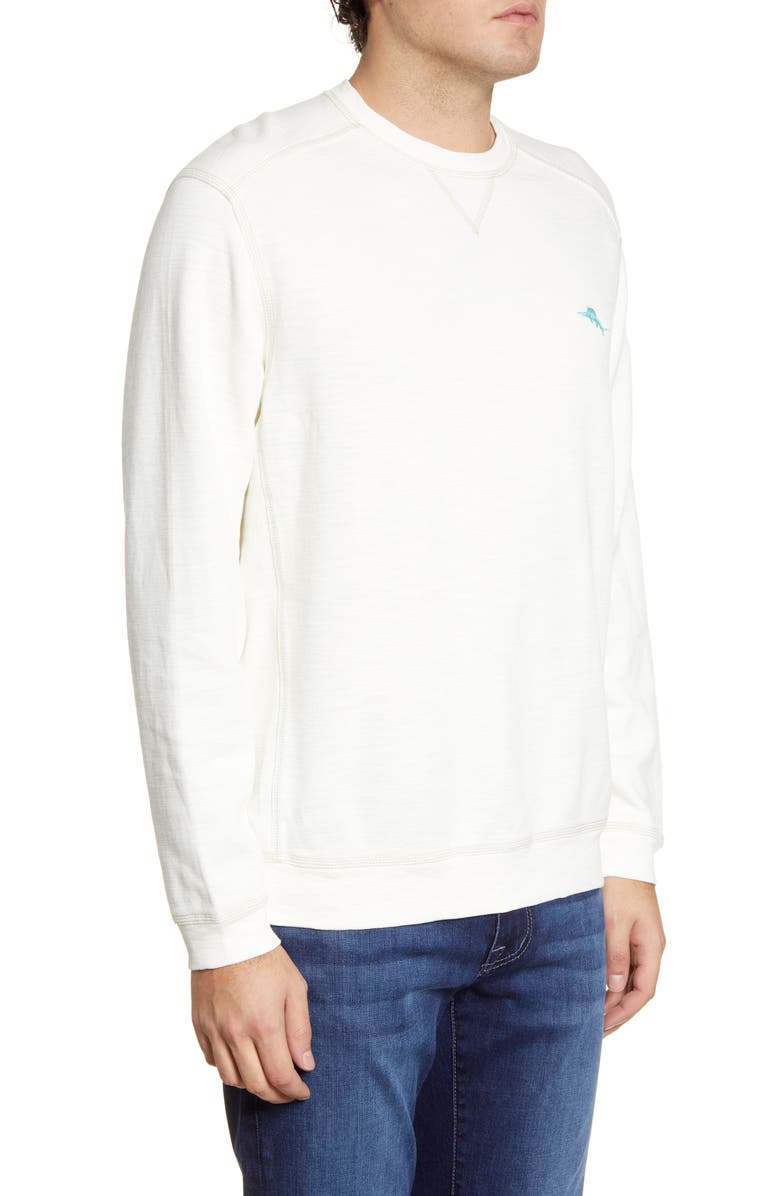 Tommy Bahama Tomma Bahama Tobago Bay Crewneck Sweatshirt, Alternate, color, Coconut