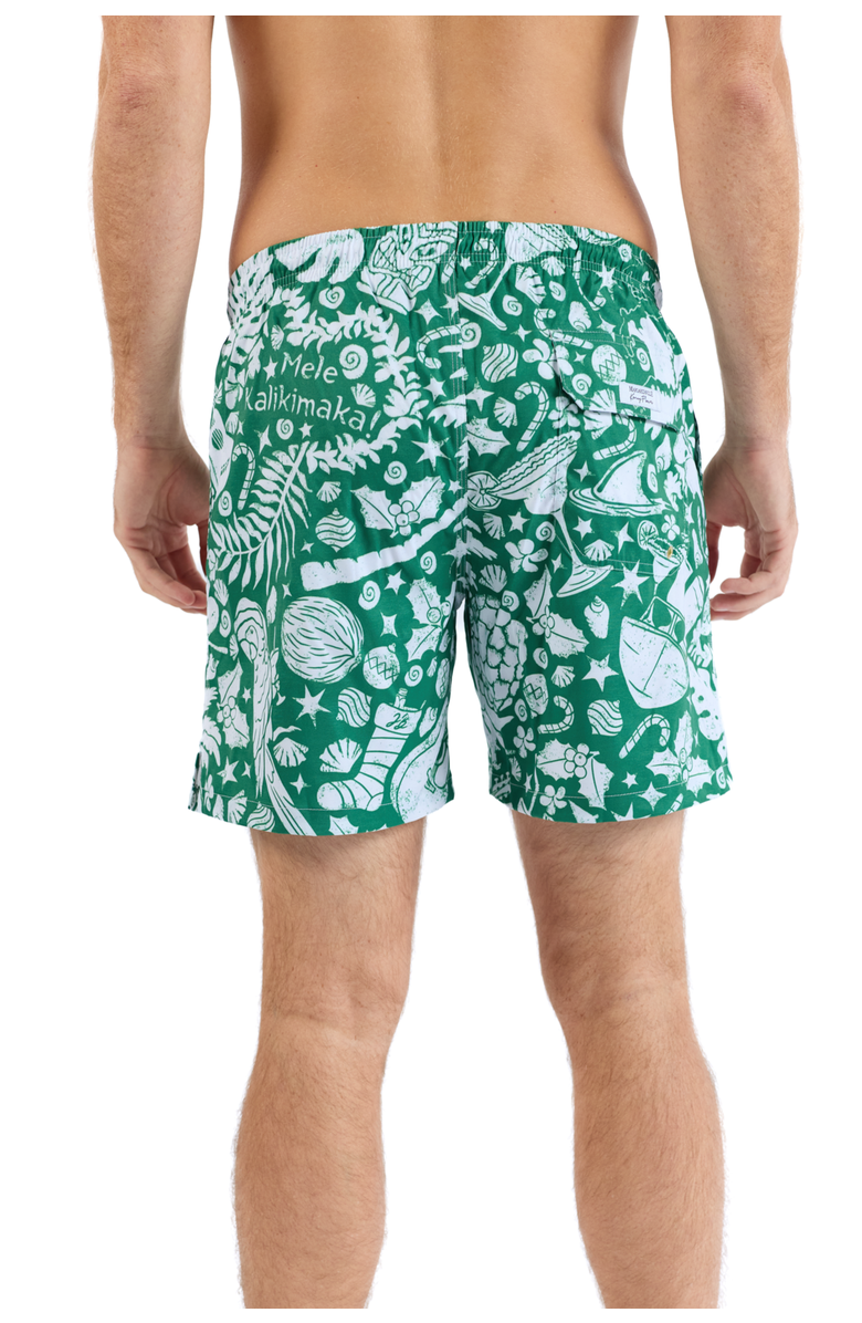 Kenny Flowers Margaritaville by Kenny Flowers - The Mele Kalikimaka Trunks, Alternate, color, 