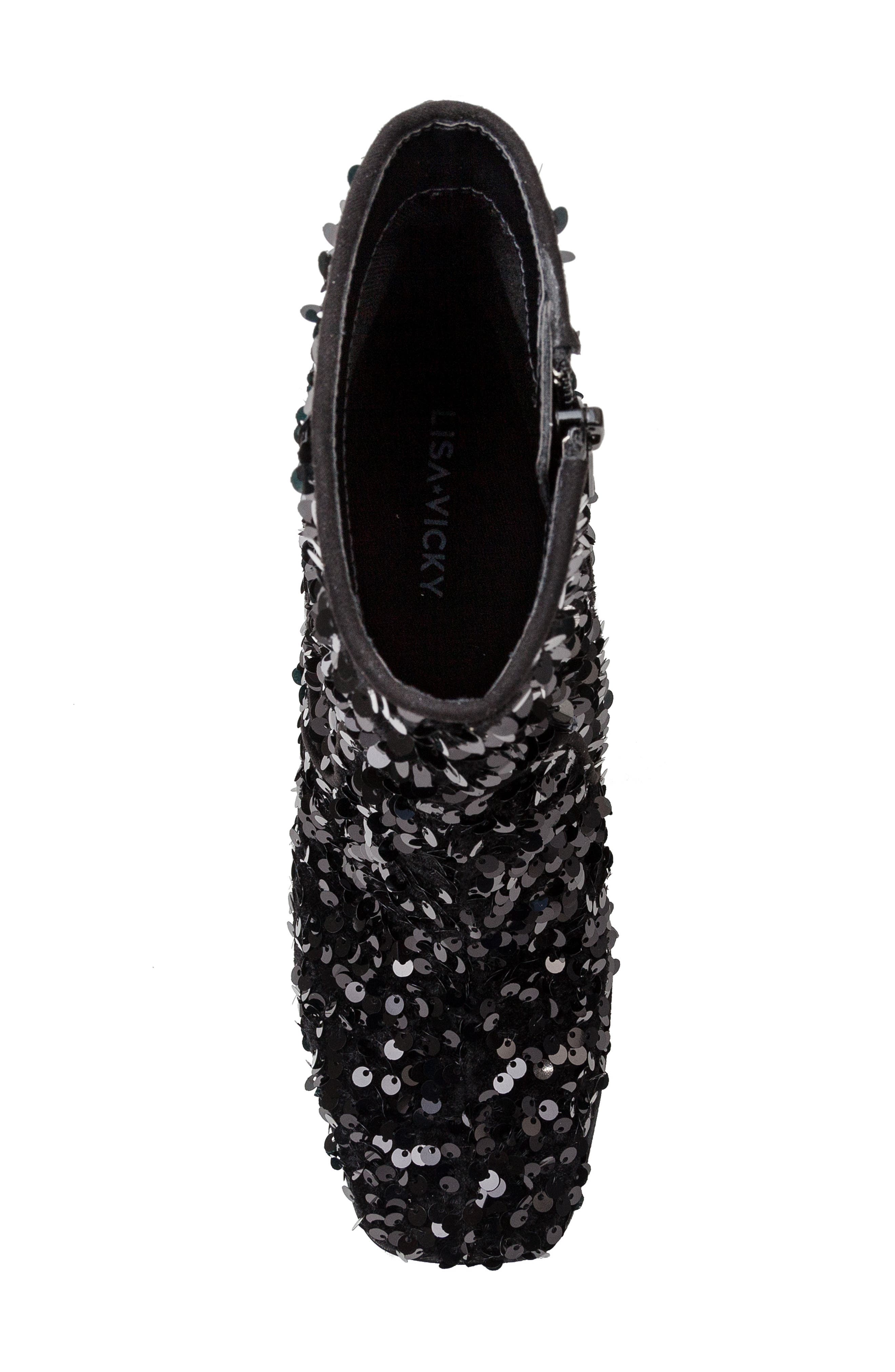 Crazed Sequin Boot, Alternate, color, BLACK SEQUINS