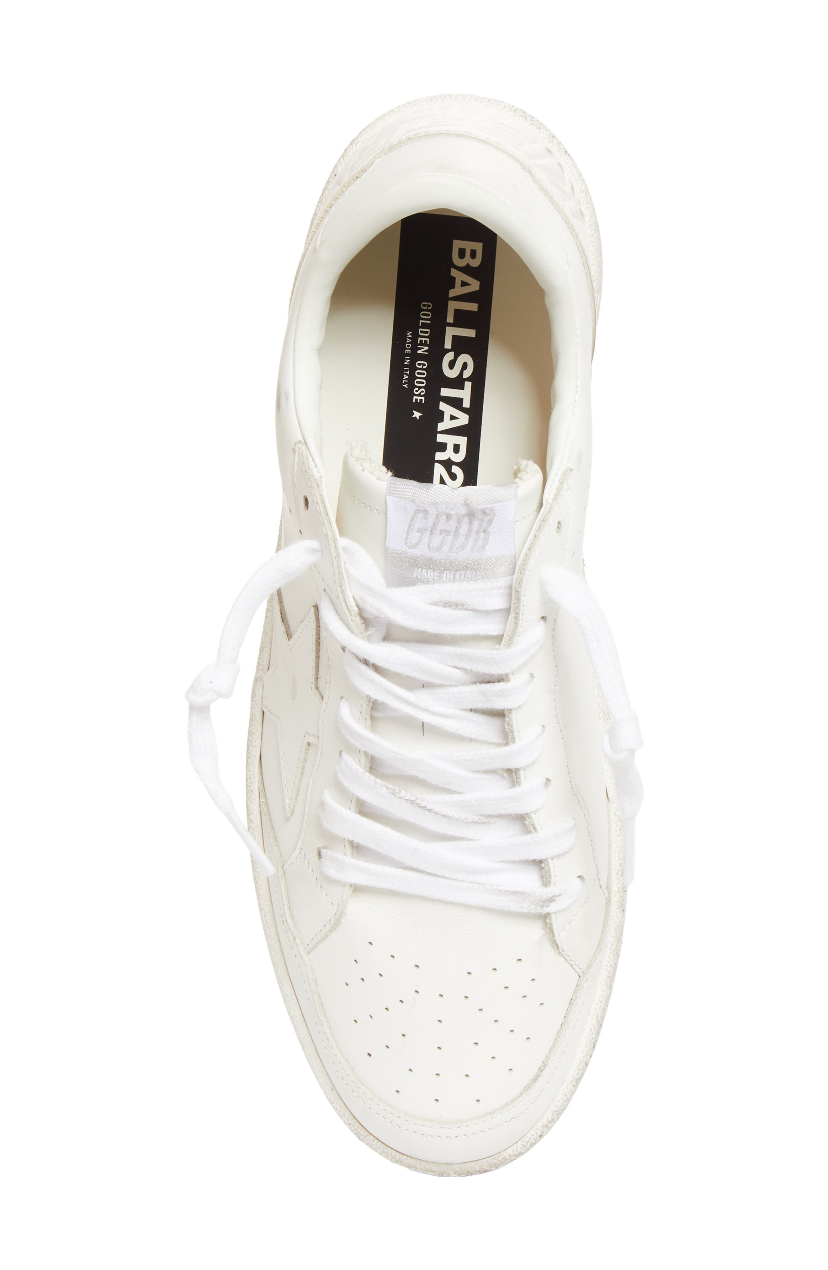 Golden Goose Ball Star 2 Sneaker, Alternate, color, Optic White