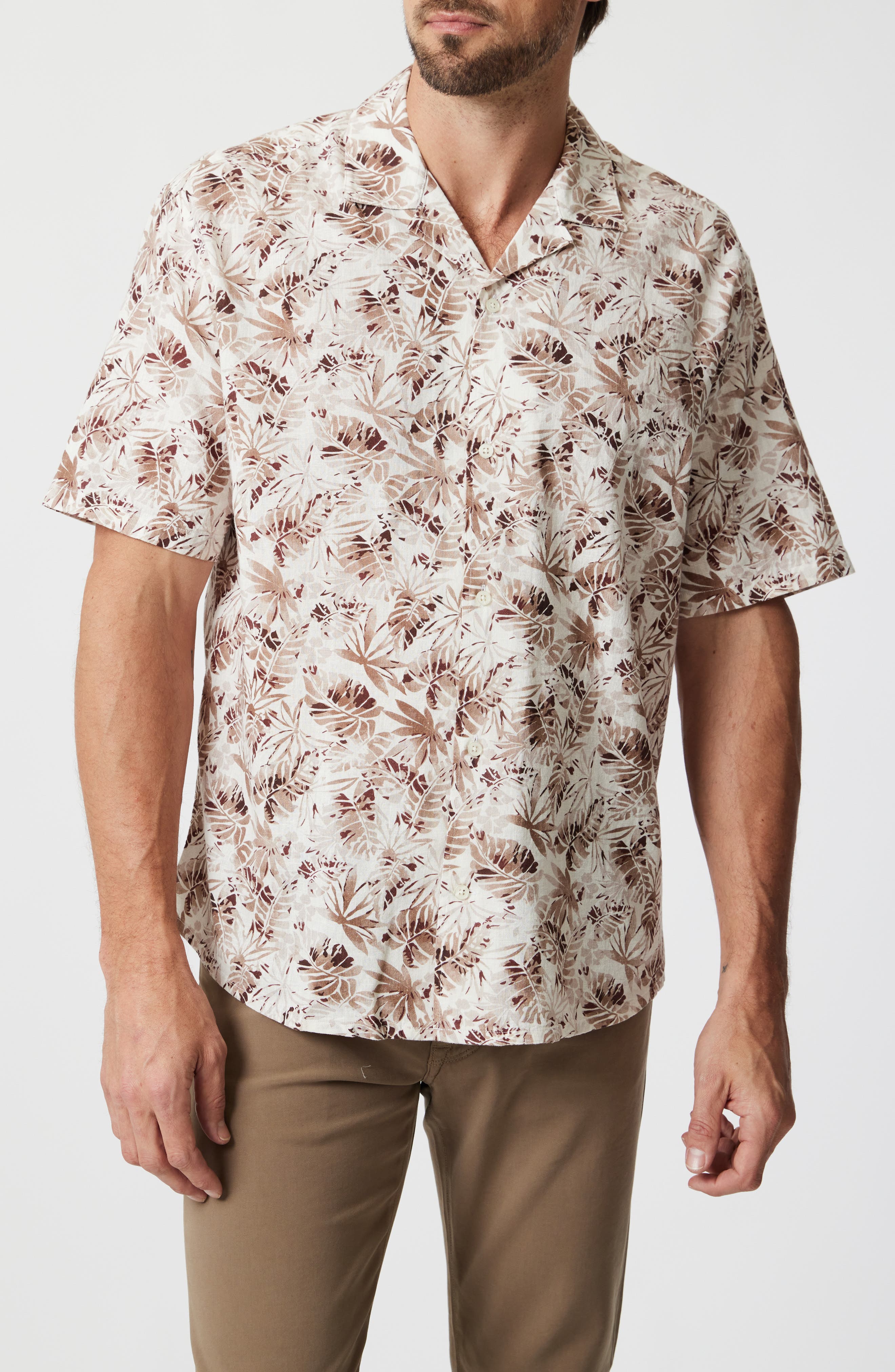Desert Cotton & Linen Camp Shirt