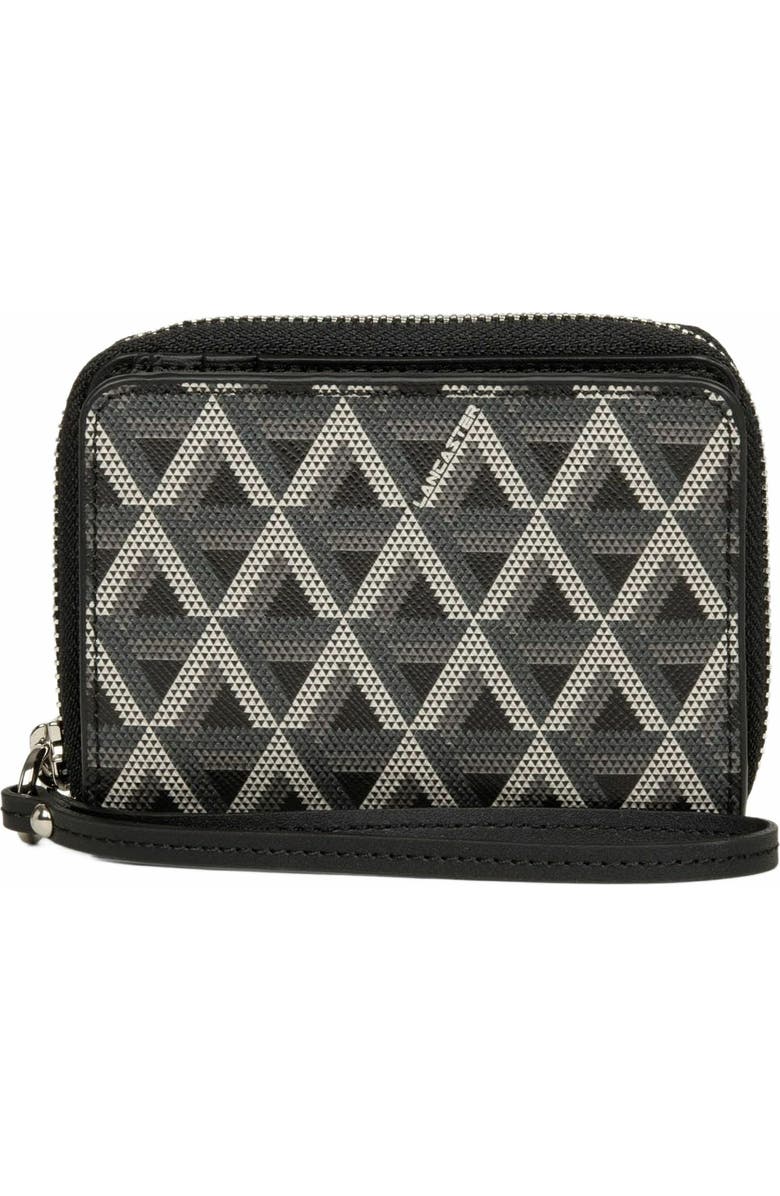 Lancaster Back-to-Back Zipped Wallet Ikon, Main, color, Noir