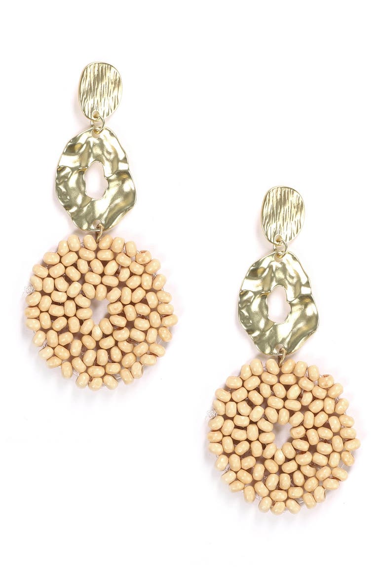 Clifton Summer Drop Earrings, Main, color, GOLD