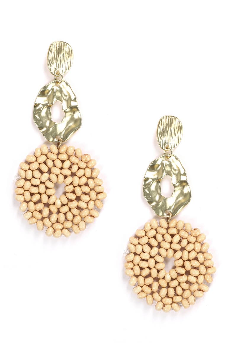 EYE CANDY LOS ANGELES Clifton Summer Drop Earrings, Main, color, Gold