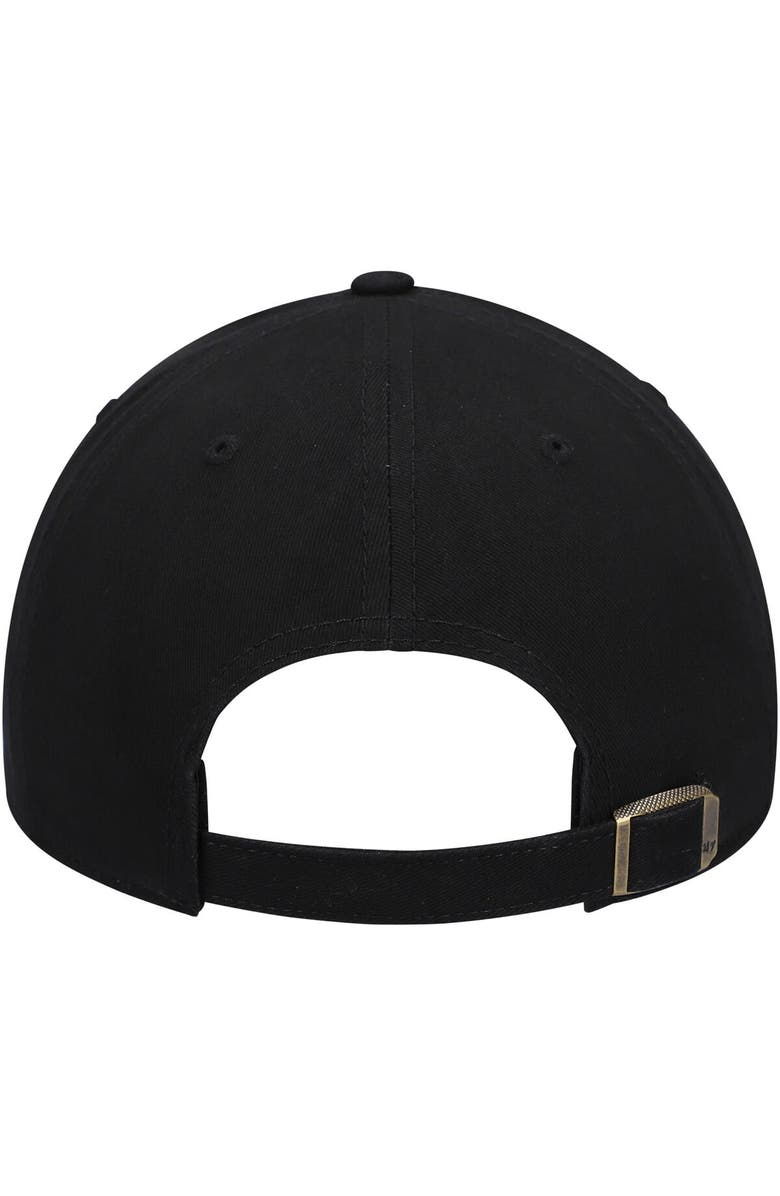 '47 Women's '47 Black Boston Bruins Team Miata Clean Up Adjustable Hat, Alternate, color, Black