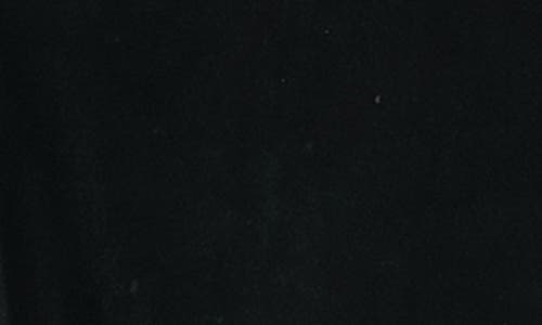 London Times Square Neck Velvet Midi Dress In Black