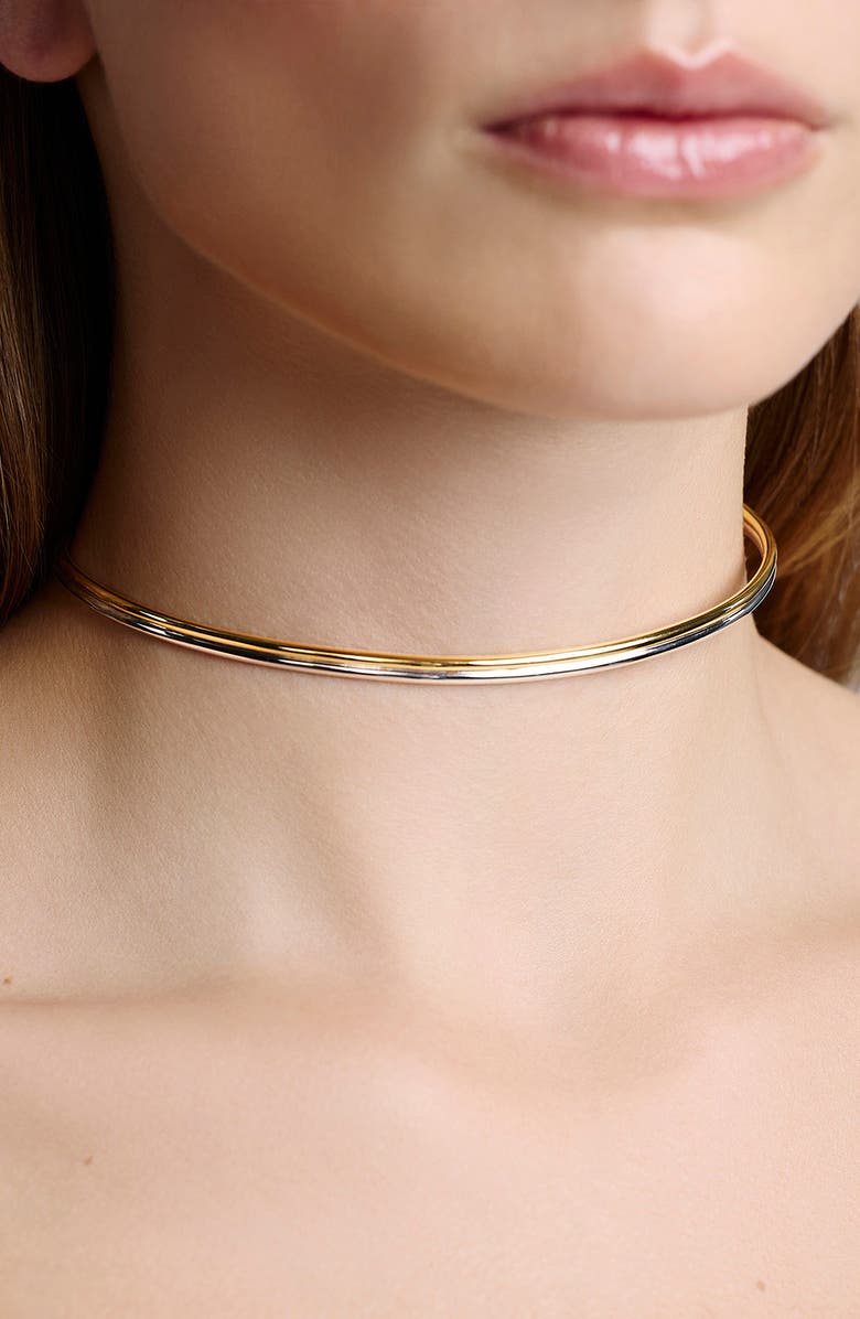 Jennifer Fisher 2-Tone Thread Choker Necklace, Alternate, color, Two Tone