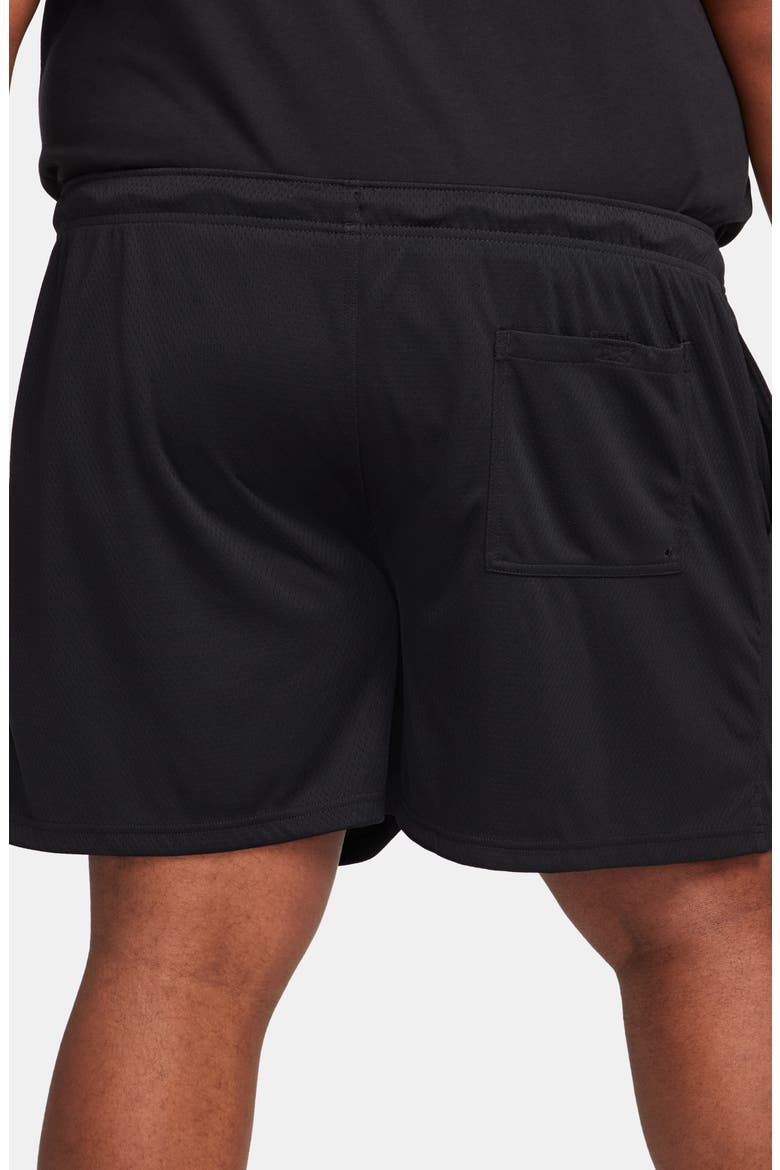 Club Flow Mesh Athletic Shorts, Alternate, color, 010 BLACK/WHITE