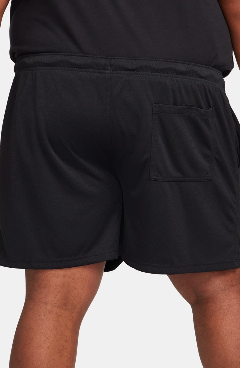 Nike Club Flow Mesh Athletic Shorts, Alternate, color, 010 Black/White