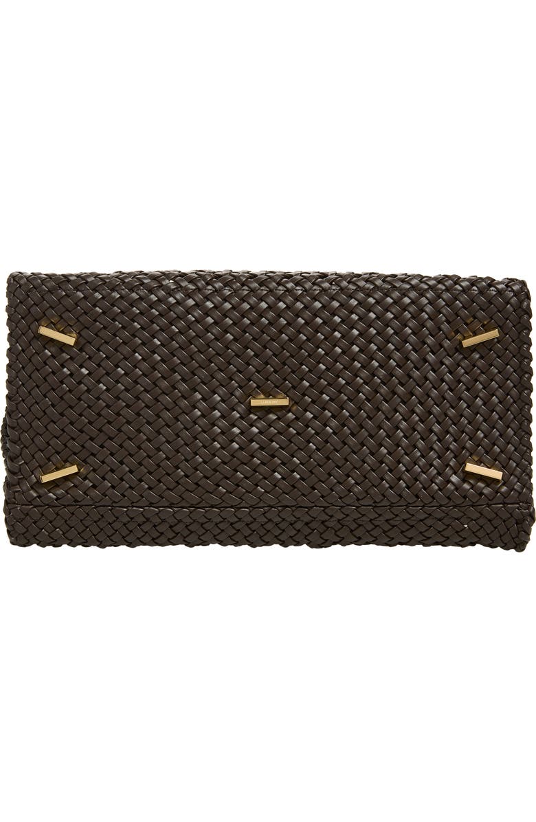 FERRAGAMO Small Hug Woven Leather Top Handle Bag, Alternate, color,