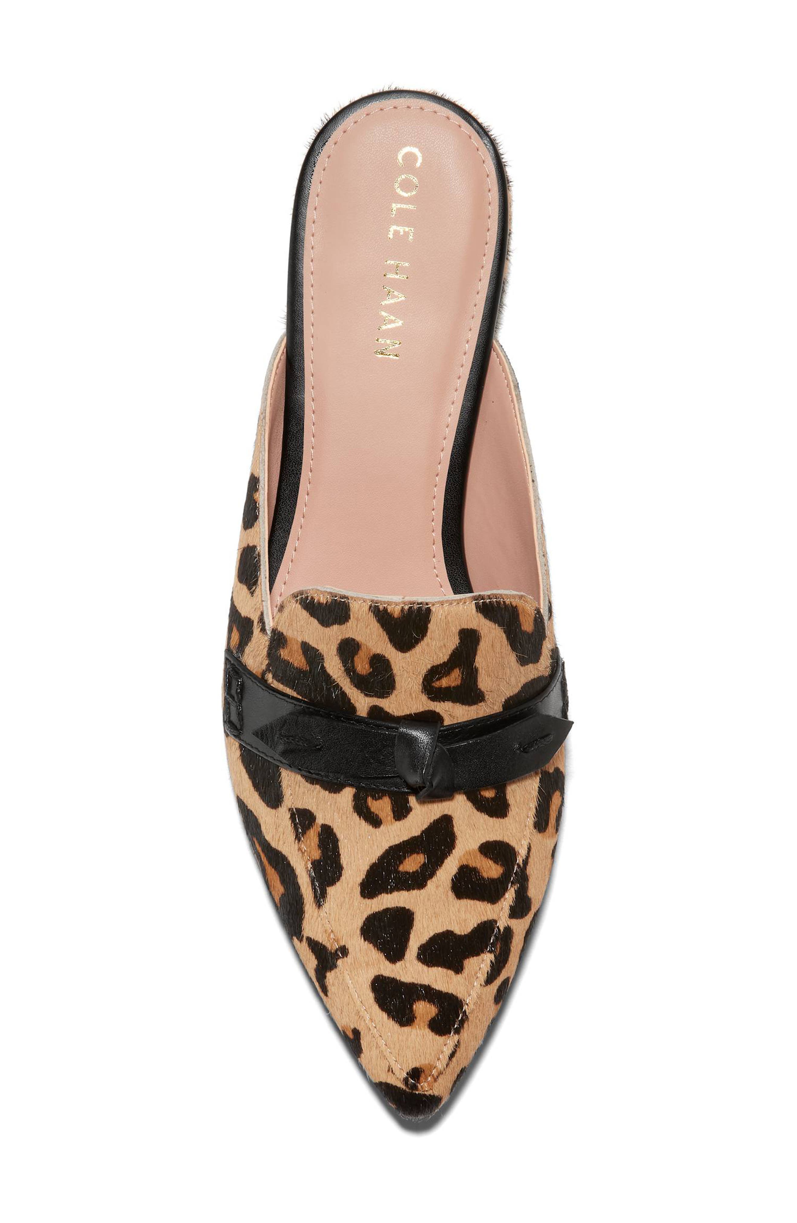 Cole Haan Piper Bow Mule, Alternate, color, Leopard Ha