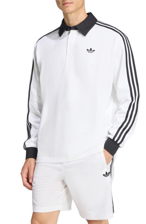 3-Stripes Long Sleeve Polo