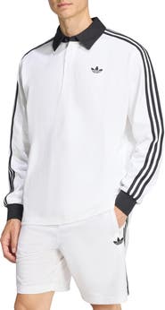 adidas 3-Stripes Long Sleeve Polo