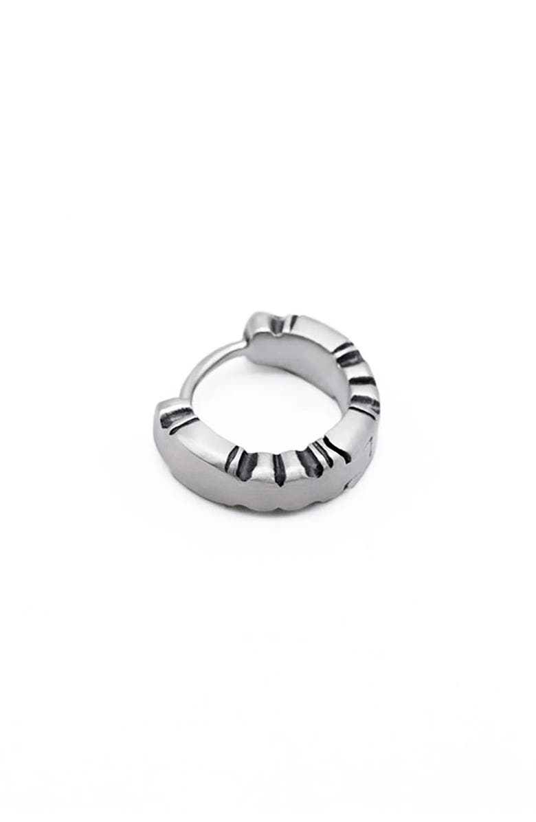 Serge DeNimes Men's Single Silver Armour Earring, Main, color,