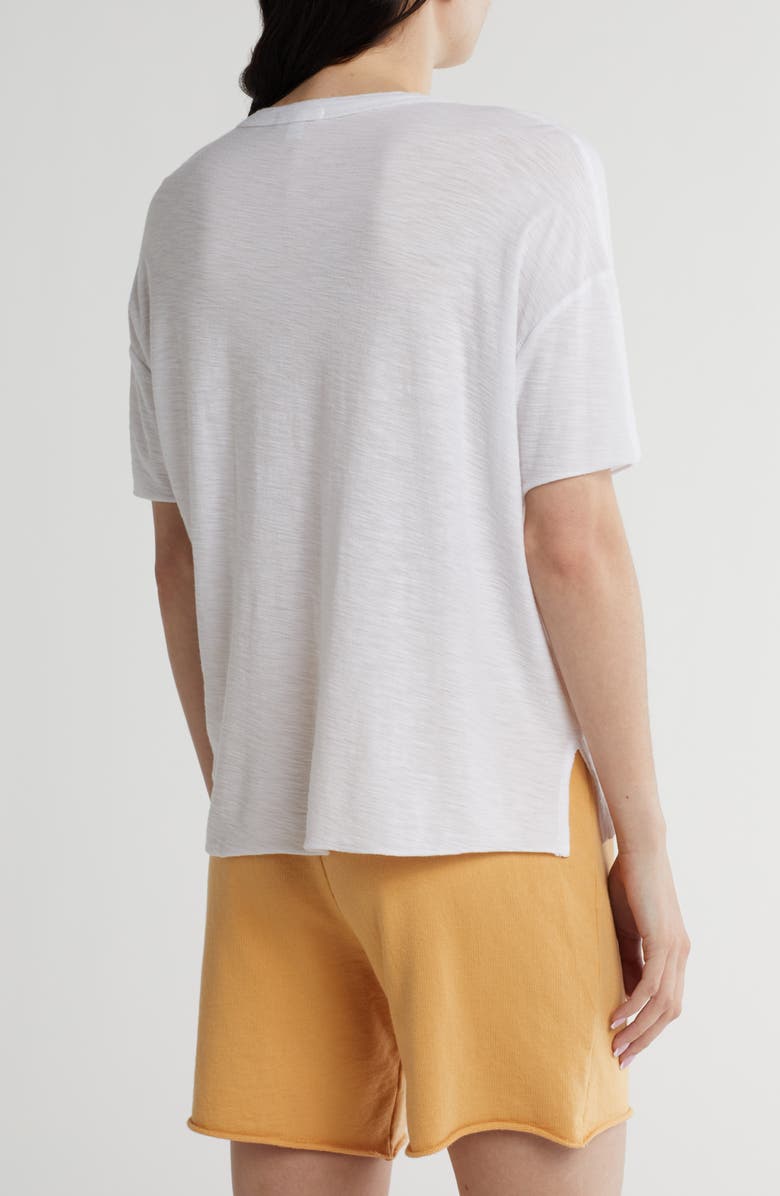 James Perse Crewneck Pocket T-Shirt, Alternate, color, White