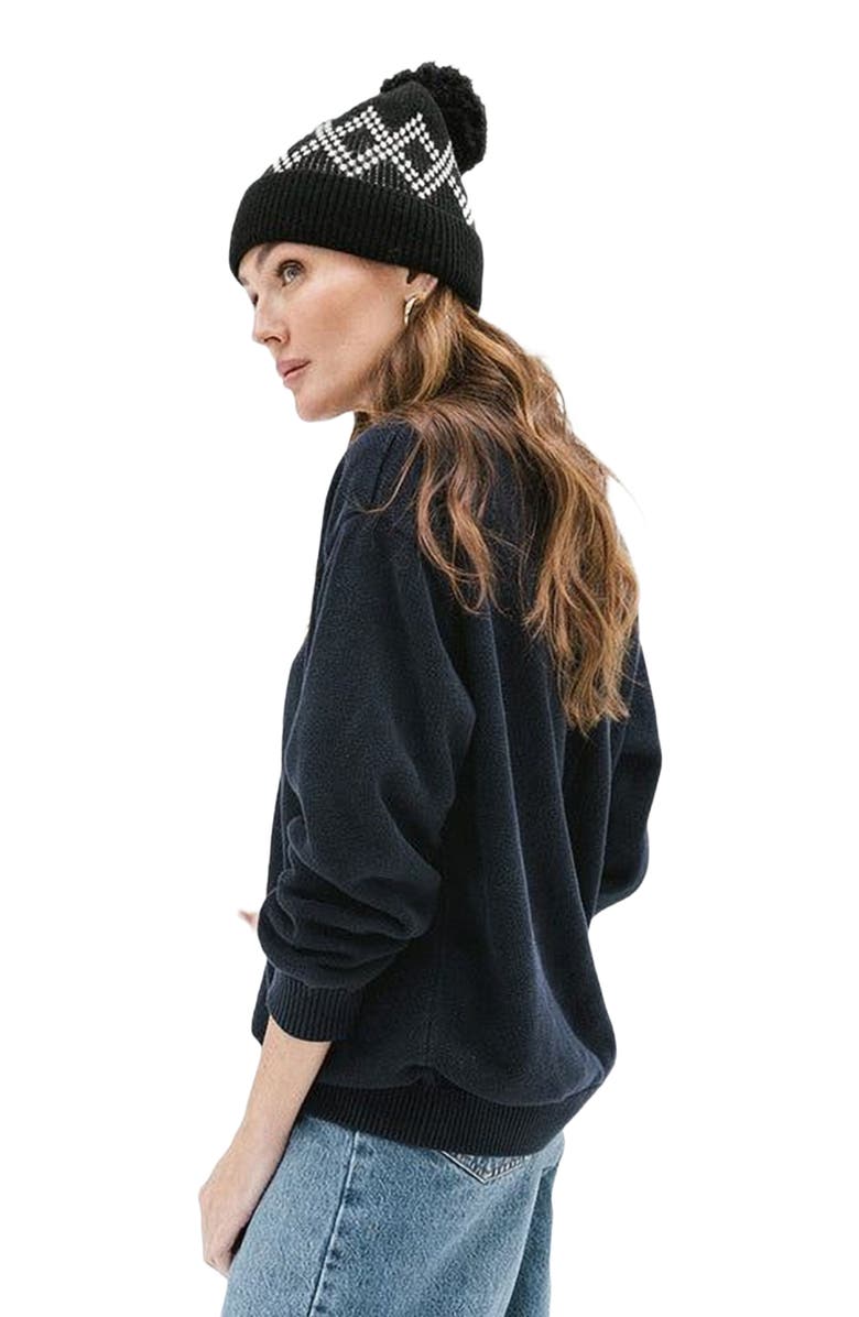 Gigi Pip Elio Pom Beanie, Alternate, color, Black