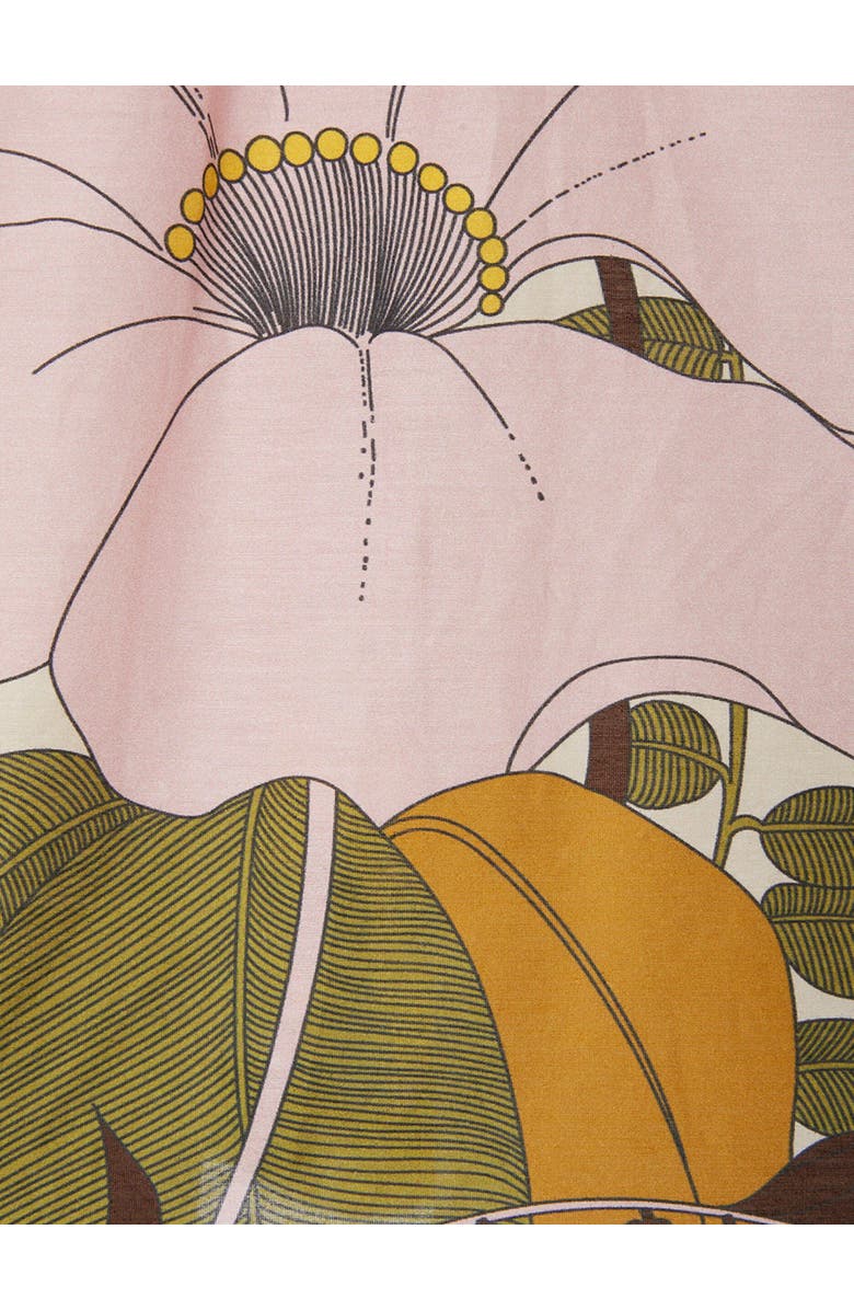 La DoubleJ Margherita Dress Big Flower Rose Pink, Alternate, color,