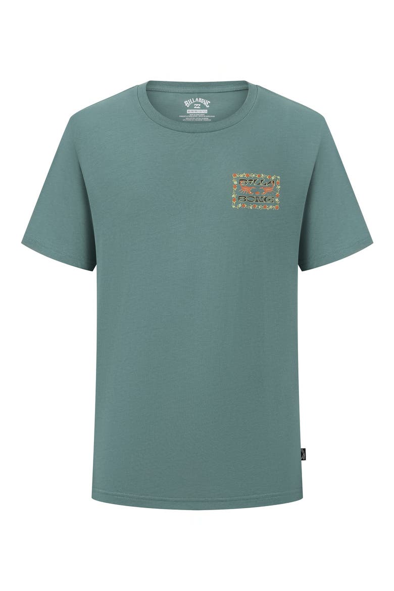Kids' Sharp Scorpion Logo Graphic T-Shirt, Main, color, SAGEBRUSH