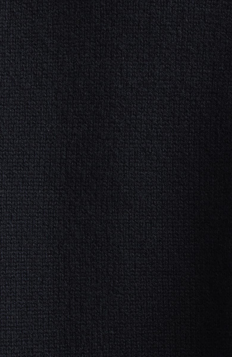 Carolina Herrera Floral Embroidered Oversize Virgin Wool & Cashere Sweater, Alternate, color, Black Multi