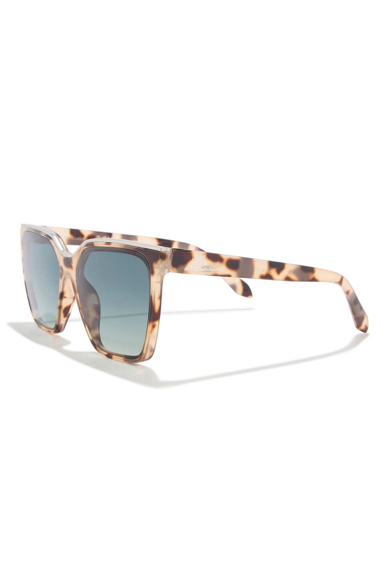 136mm Square Sunglasses, Alternate, color, OATMEAL
