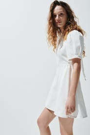 H&M Flared-skirt denim dress