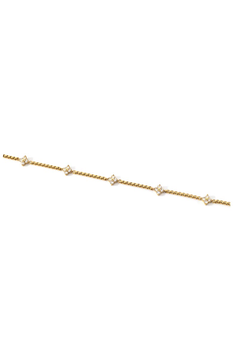 Radiant Clover Bracelet, Alternate, color, Gold