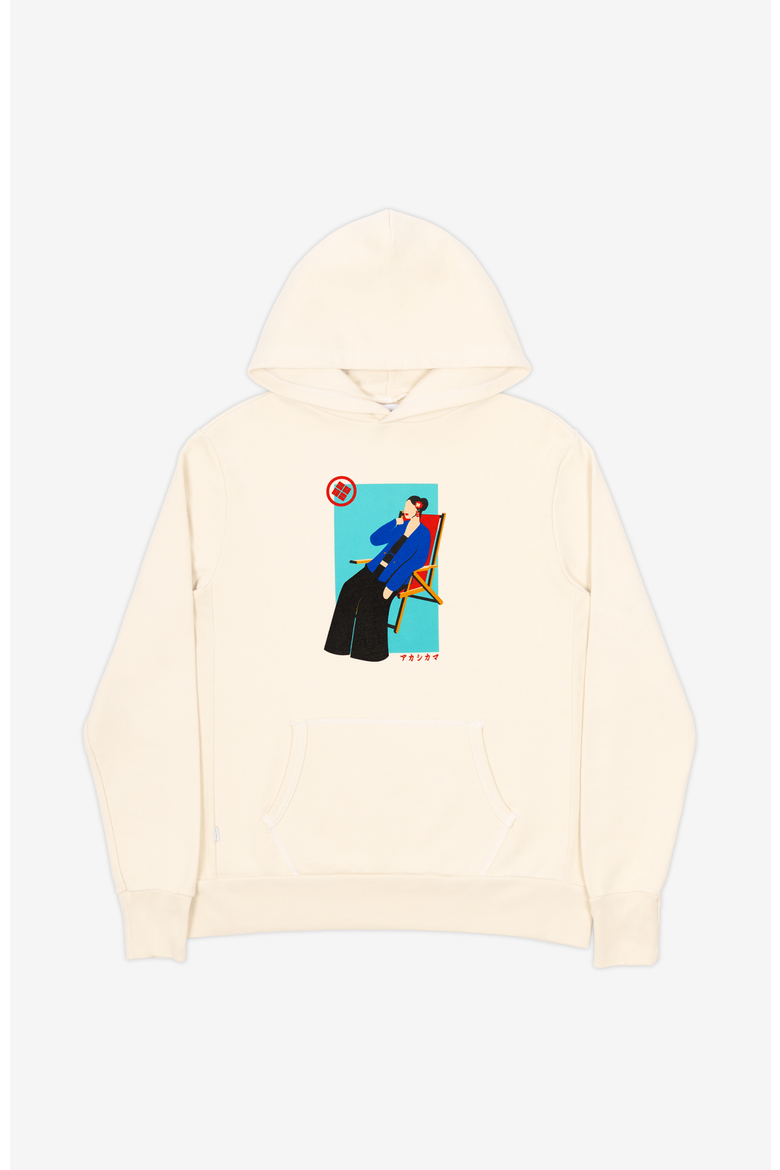 Riviera Woman Hoodie, Main, color, Cream