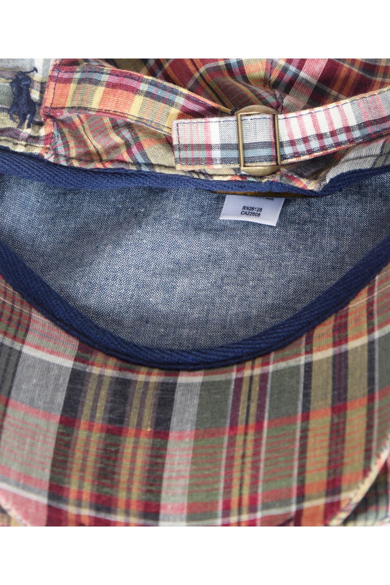 Plaid Flat Cap, Alternate, color, Multi