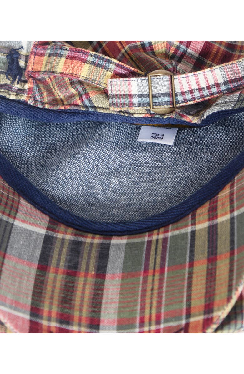 Polo Ralph Lauren Plaid Flat Cap, Alternate, color, Multi