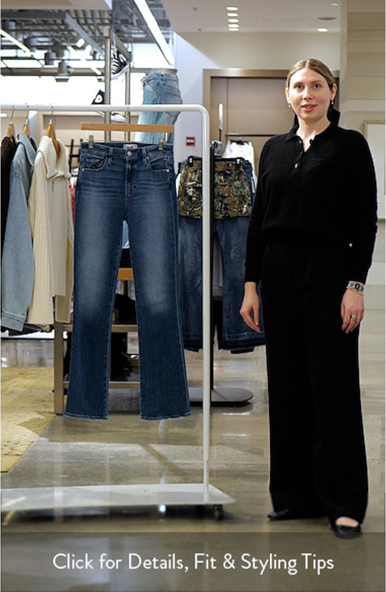 Manhattan High Waist Bootcut Jeans, sales video thumbnail