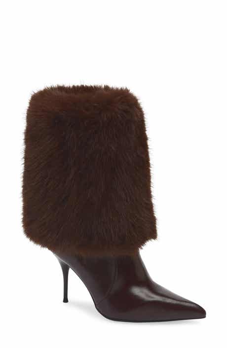 Jeffrey Campbell Thermal Faux Fur Cuff Bootie